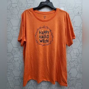 New women's Halloween classic t-shirt HAPPY HALLOWEEN print